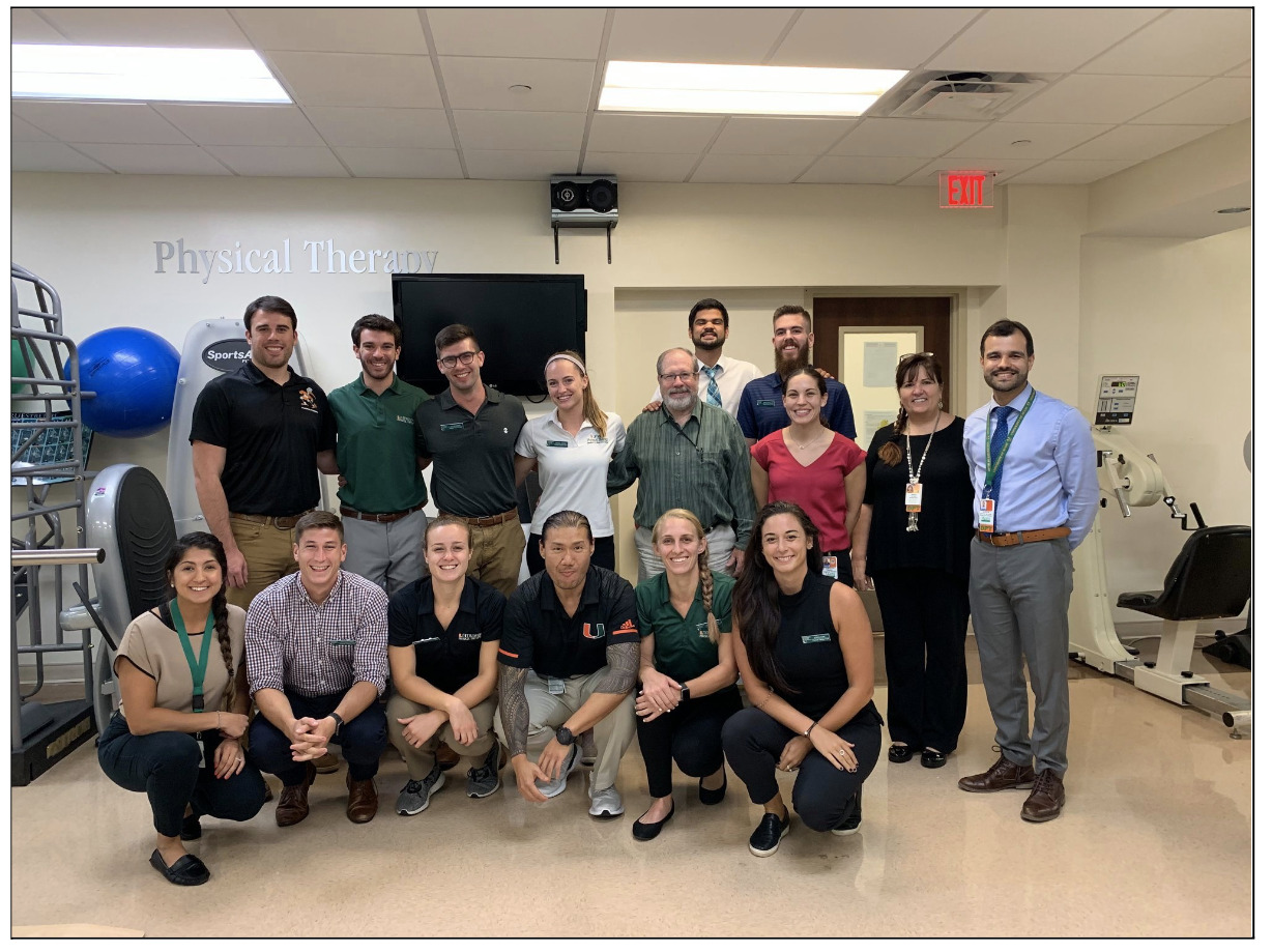 Equipe de Physical Therapy da University of Miami